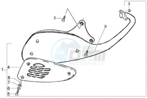 LX 50 4T U.S.A. drawing Silencer