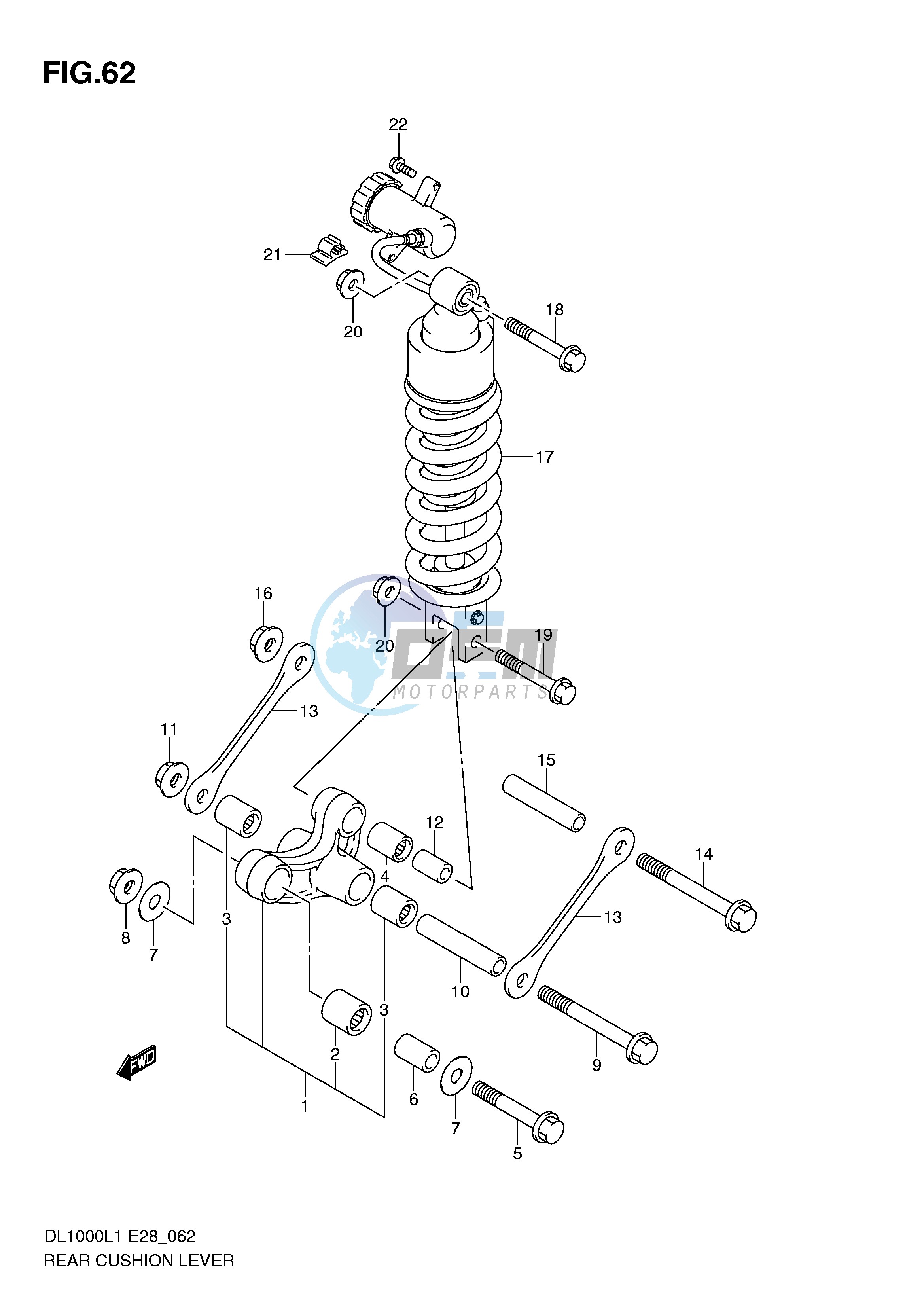 REAR CUSHION LEVER