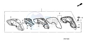 CB1000RAC drawing METER