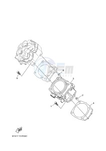 YFM700FWAD YFM70GPXH GRIZZLY 700 EPS (B1A1) drawing CYLINDER