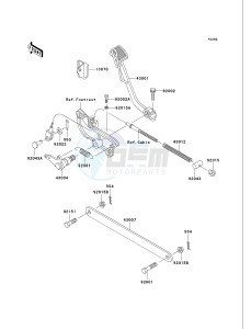 VN 750 A [VULCAN 750] (A20-A21) [VULCAN 750] drawing BRAKE PEDAL_TORQUE LINK