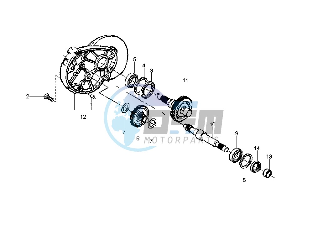 Rear Wheel axle