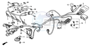 CB600F HORNET drawing WIRE HARNESS (1)