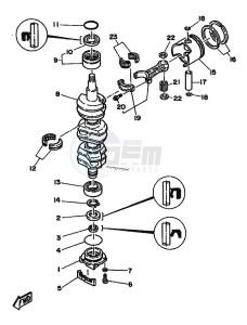 90A drawing CRANKSHAFT--PISTON