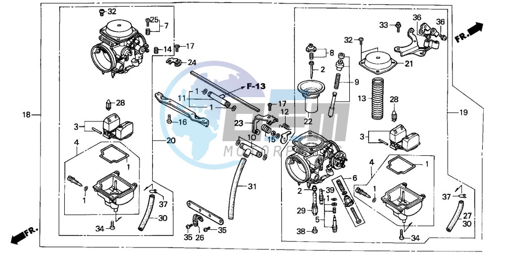 CARBURETOR (CB125TDJ/TP)