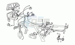 California III 1000 Iniezione Iniezione drawing Fairing el.system variants