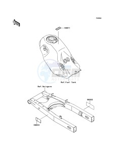 D-TRACKER_125 KLX125DDF XX (EU ME A(FRICA) drawing Labels