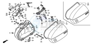 ST1300 drawing SADDLE BAG