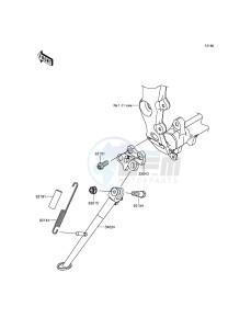 NINJA_ZX-6R ZX636EFFA FR GB XX (EU ME A(FRICA) drawing Stand(s)