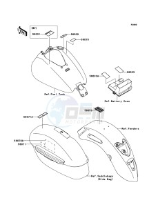 VN1700_CLASSIC_TOURER_ABS VN1700DBF GB XX (EU ME A(FRICA) drawing Labels