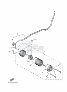 TRACER 9 MTT890 (B5U1) drawing STARTING MOTOR