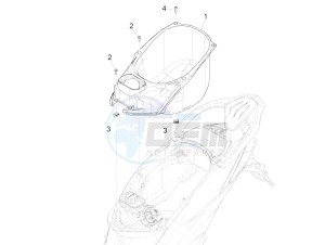 LIBERTY 125 IGET 4T 3V IE E4 ABS (EMEA) drawing Helmet housing - Undersaddle