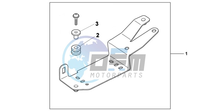 ALARM & FOG LAMP DRIVER BRACKET KIT