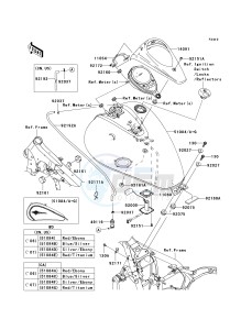 VN 900 D[VULCAN 900 CLASSIC LT] (6F-9F) D7F drawing FUEL TANK -- D6F_D7F- -