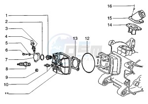 Zip 50 SP drawing Cilinder head