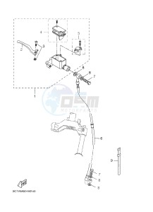 EW50N SLIDER (1S0B 1S0B) drawing FRONT MASTER CYLINDER