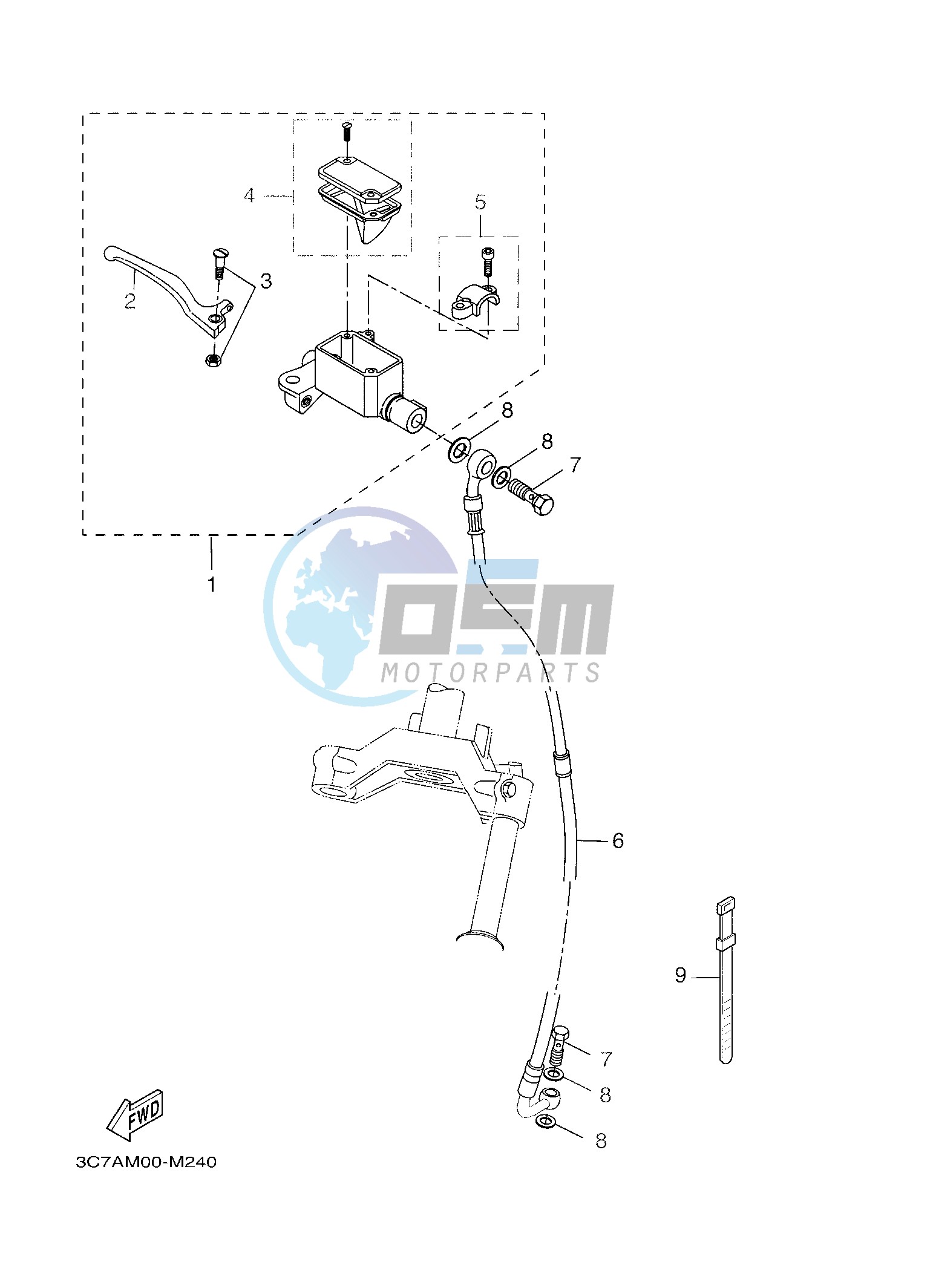 FRONT MASTER CYLINDER