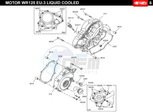 MARATHON-125-PRO-SM-WHITE drawing CLUTCH COVER