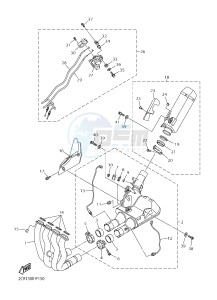 YZF-R1 998 R1 (2CRJ 2CRK) drawing EXHAUST