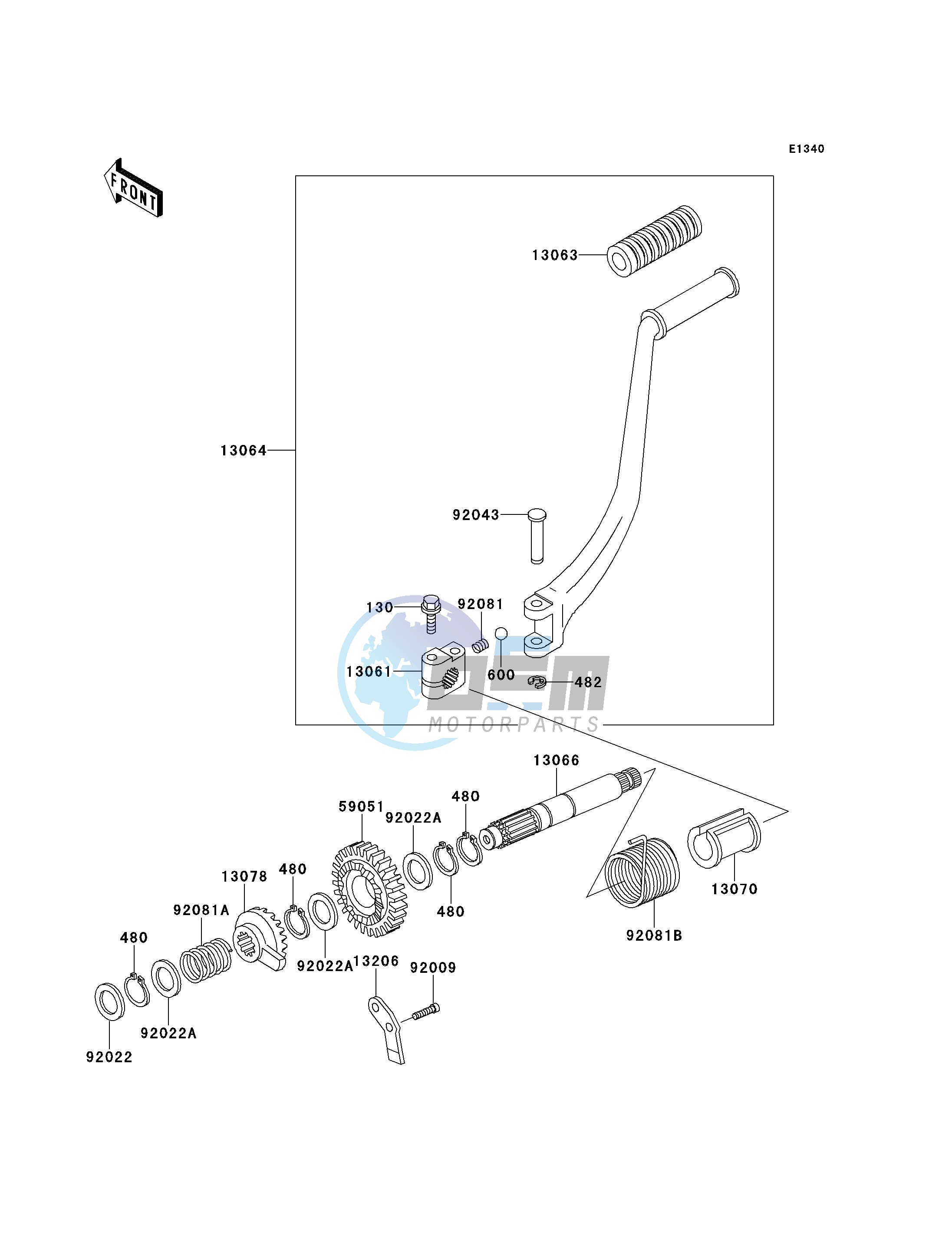 KICKSTARTER MECHANISM