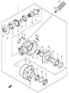 LT-F250 (E3-E28) drawing FINAL BEVEL GEAR (MODEL K3,F.NO.JSAAJ51A32112560~)