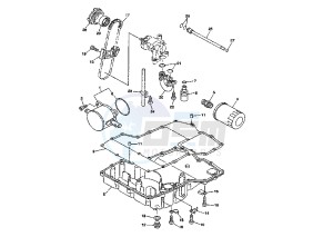 FJR A 1300 drawing OIL PAN