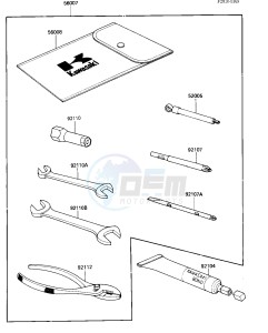 ZN 700 A [LTD SHAFT] (A1-A2) [LTD SHAFT] drawing OWNER TOOLS