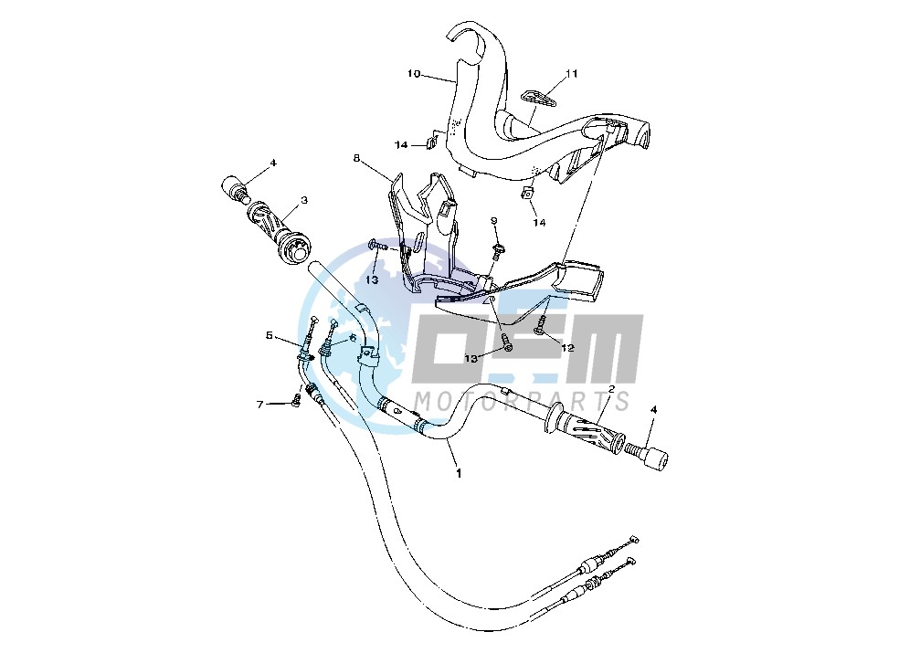 STEERING HANDLE -CABLE