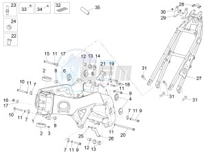 RSV4 1000 RR E4 ABS (NAFTA) drawing Frame