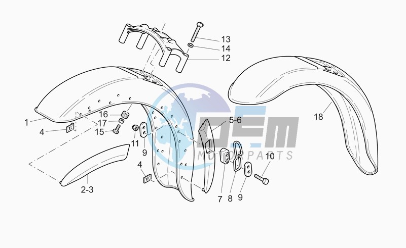 Front mudguard