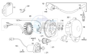 RS 125 Tuono drawing Ignition unit