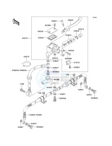 KSF 250 A [MOJAVE 250] (A15-A18) [MOJAVE 250] drawing FRONT MASTER CYLINDER