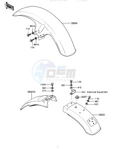 KZ 1000 K [LTD] (K1-K2) [LTD] drawing FENDERS