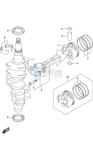 DF 30A drawing Crankshaft