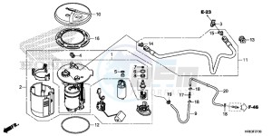 TRX500FA6G TRX500FA Australia - (U) drawing FUEL PUMP