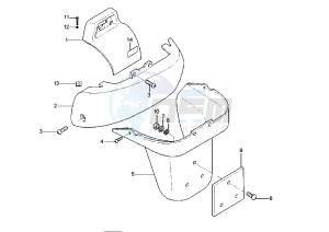 X9 250 drawing License plate holder