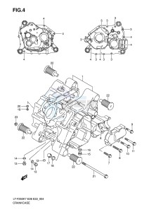 LT-F250 (E28-E33) drawing CRANKCASE