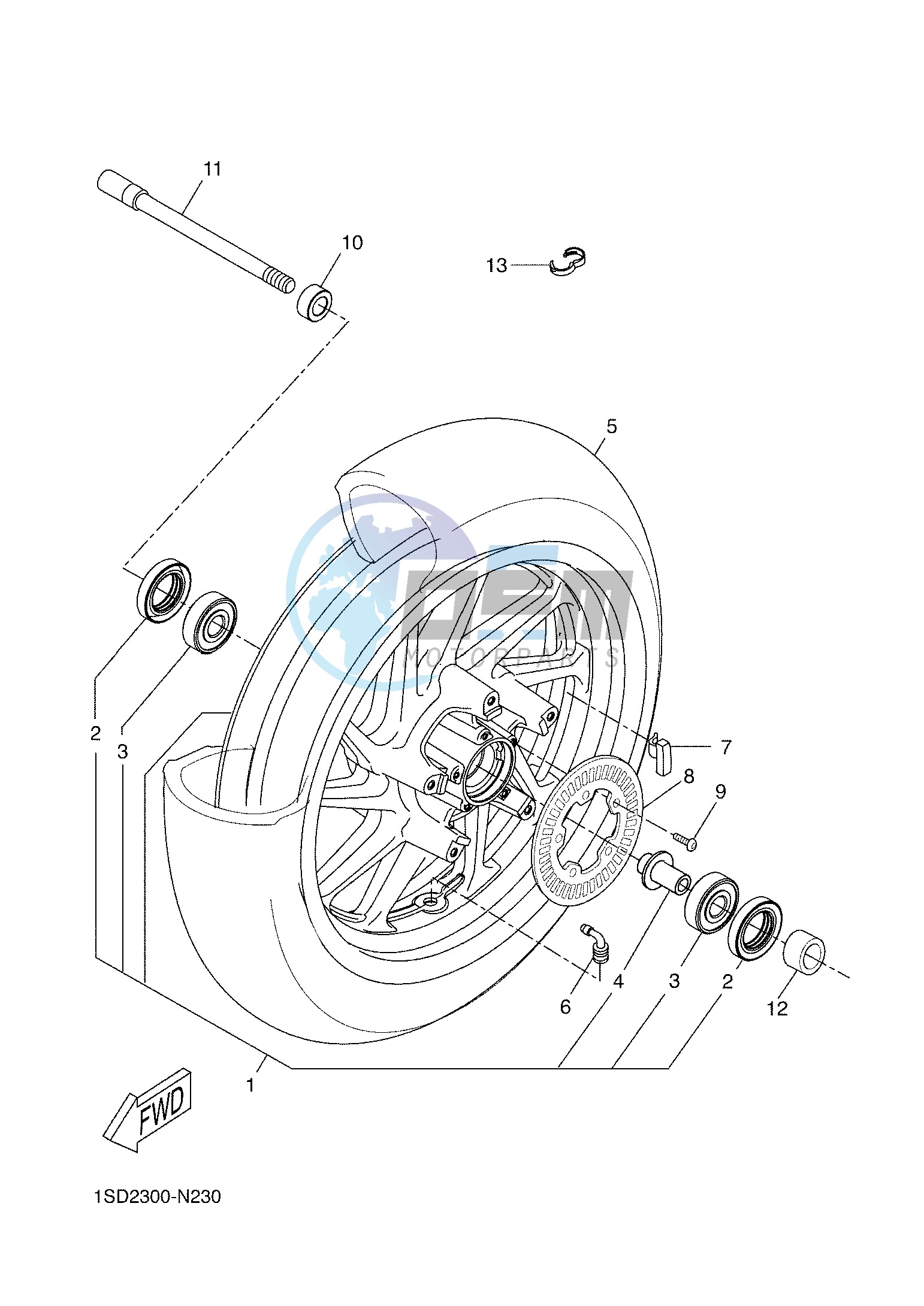 FRONT WHEEL