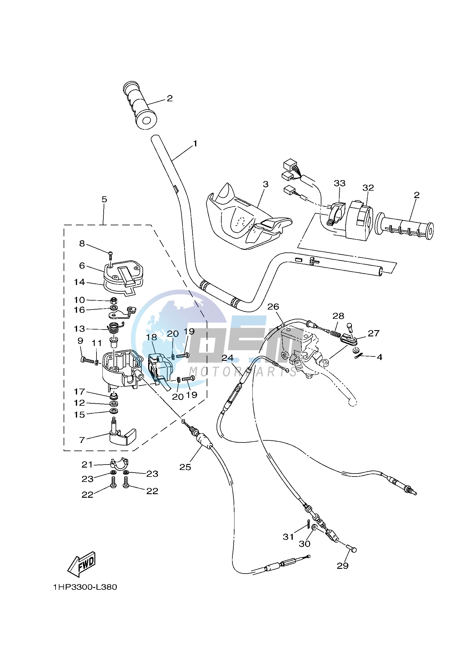 STEERING HANDLE & CABLE