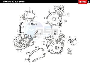 TANGO-125-BLACK drawing CLUTCH COVER