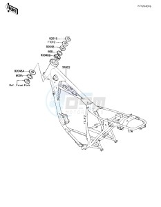 KZ 250 L [CSR BELT] (L1) [CSR BELT] drawing FRAME