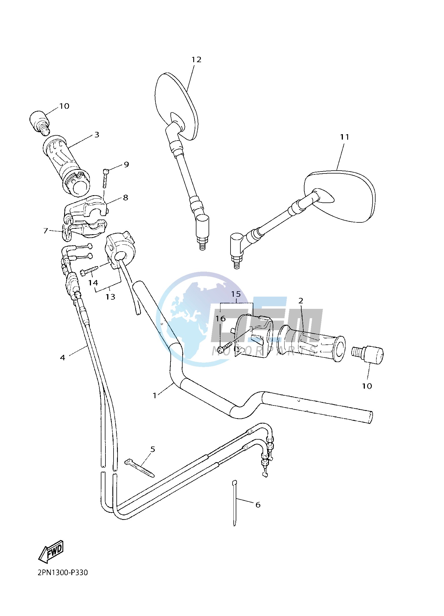 STEERING HANDLE & CABLE