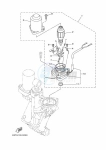 F150GETL drawing TILT-SYSTEM-2