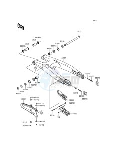 KX450F KX450FFF EU drawing Swingarm