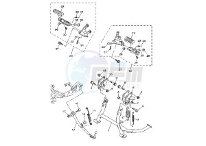 XP T-MAX 500 drawing STAND-FOODREST