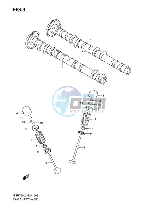 CAM SHAFT-VALVE