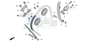 CBF1000 drawing CAM CHAIN/TENSIONER