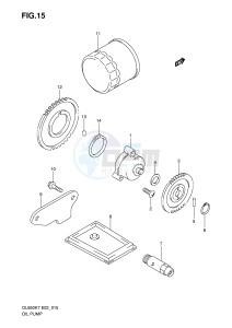 DL650 (E2) V-Strom drawing OIL PUMP