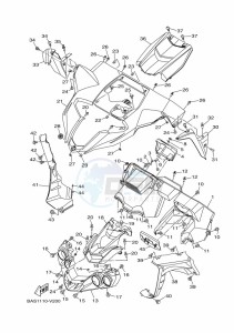 YXZ1000ETS YXZ1000ET (BASC) drawing FRONT FENDER