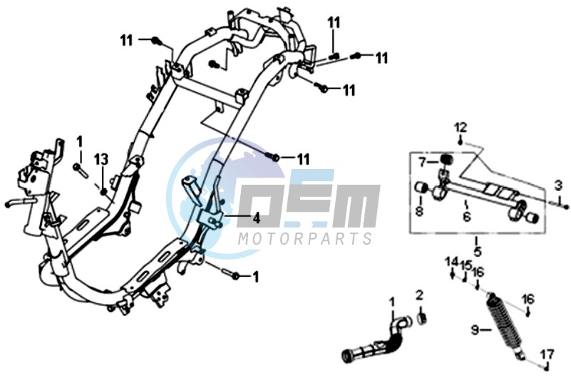 FRAME / ENGINE MOUNT